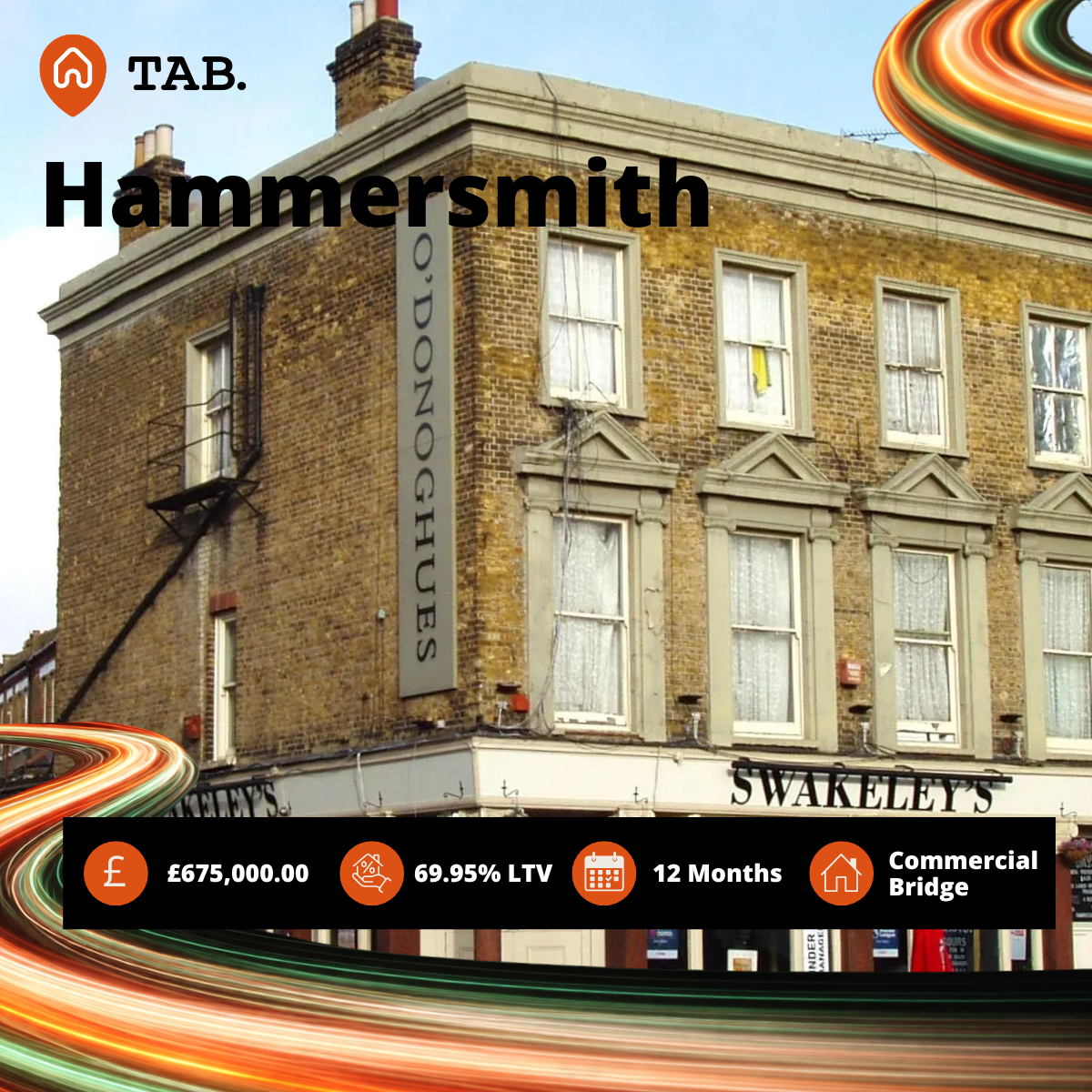 £675,000 bridging loan for mixed-use asset in West London