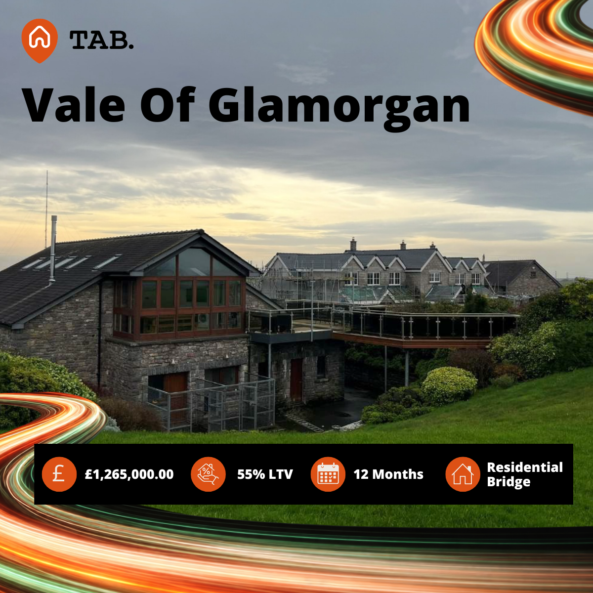 £1,265,000 bridging facility to refinance and complete development