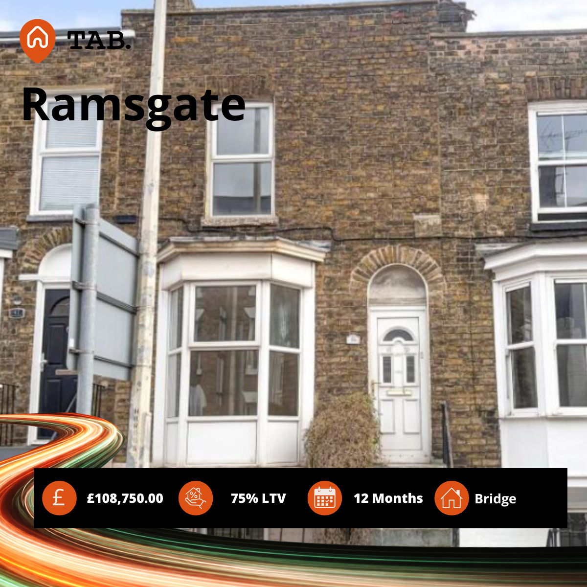 £108,750 bridging loan for residential property in Ramsgate